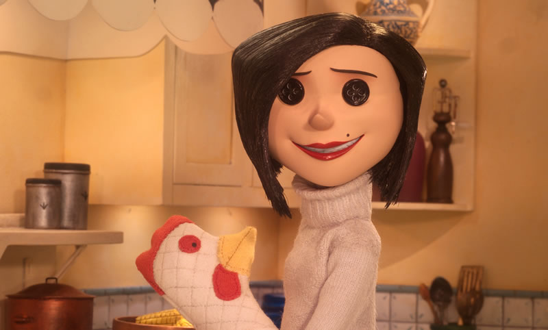 Coraline tells the story of a young girl who has recently moved into an old