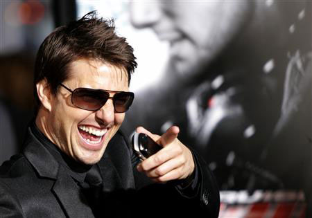 Tom Cruise is celebrating
