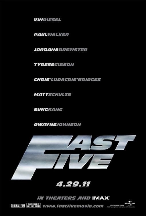 fast five rock. Fast Five Gets a New Poster