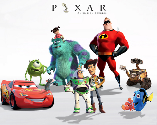 pixar characters in other movies. That studio is Pixar!