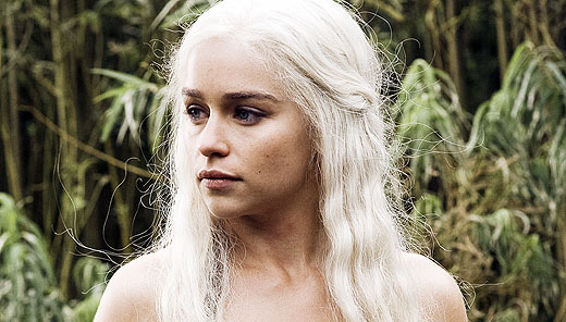  Emilia Clarke who plays Daenerys Targaryen in the hit HBO show